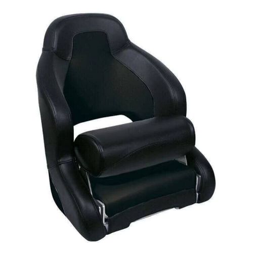 Axis h52 flip up compact boat seat - black/carbon black