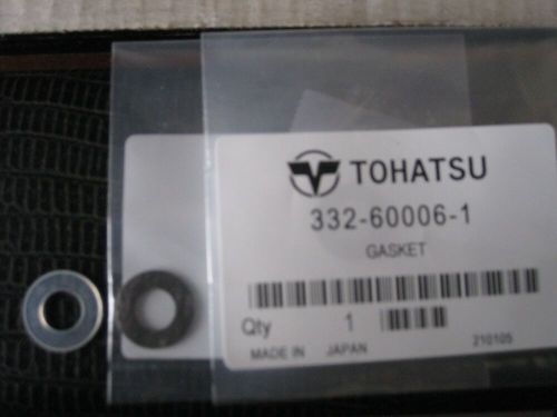 Two (2) 332-60006-0 tohatsu reusable drain &amp; fill screw gaskets non oem nylon