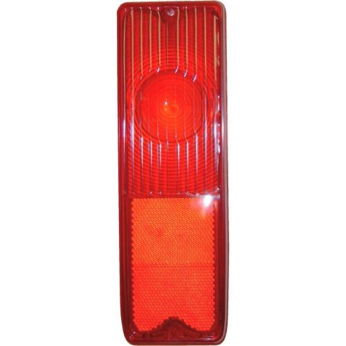 C9070-67 brothers trucks tail light lens - red - fleetside - each