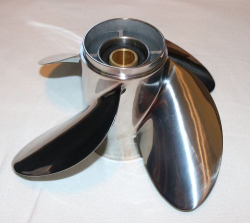 Brand new never used evinrude rogue 13 x 17 stainless steel propeller 763966