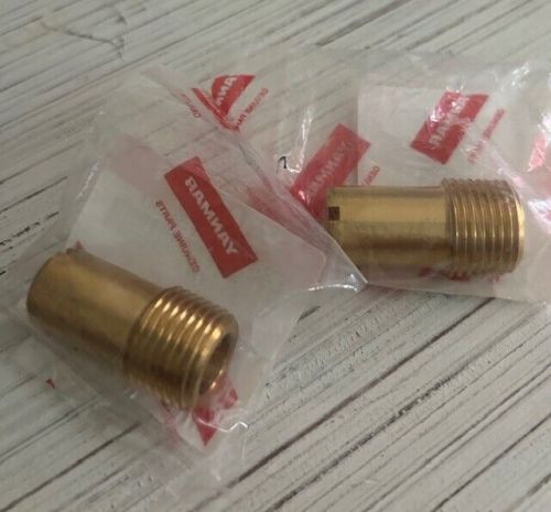 Yanmar brass pipe joint #124770-13690, (set of 2) oem,new