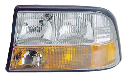 Headlight front lamp for 98-04 gmc sonoma/98-05 jimmy (w/fog) driver left