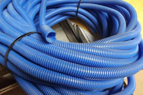 200  ft 5/8 &#034; id, blue split loom,wire covering(2pcs)