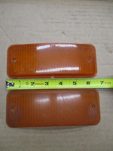 2 vintage mg mgb l930 l931 amber side markers   ag4