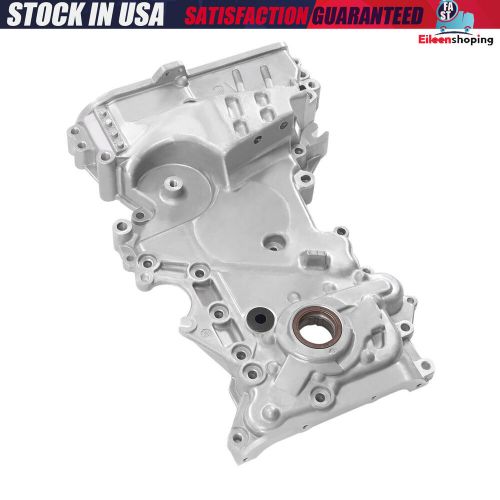 Fit 2014-2019 kia forte soul 2.0l engine timing chain oil pump cover 21350-2e310