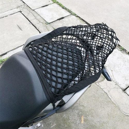 Motorcycle luggage net hook hold bag cargo bike scooter mesh storage bag