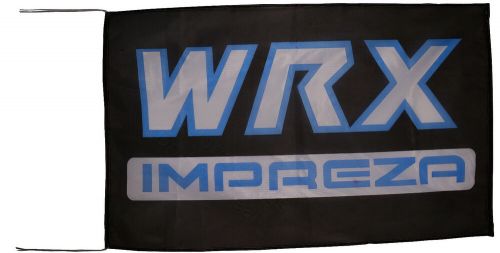 Subaru-flag wrx impreza black banner landscape 5 x 3 ft 150 x 90 cm