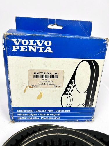 -new- volvo penta 967191-8 , drive belt kit , oem