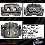 Centric parts 141.47034 front left rebuilt caliper with hardware