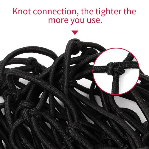 8x12ft latex rear trunk bed heavy duty bungee cord cargo net for toyota 4runner