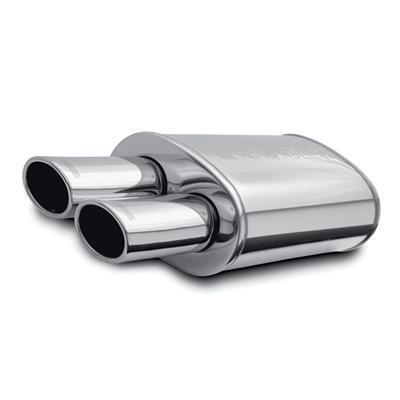 Magnaflow 14830 muffler with tip 2.25 in. inlet/dual 3.