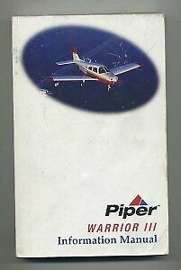 Piper warrior iii information manual  2003  for sn 2842001 and up