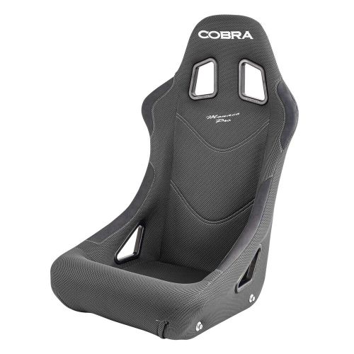 Cobra monaco pro race / rally (bucket) seat, grey fabric - free side mounts