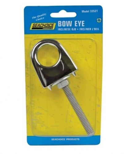 Bow eye single 3/8&#034; x 3&#034; shank boat marine seachoice 33531