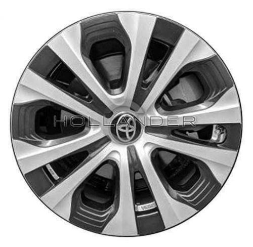 Toyota prius wheel cover prius (vin fu, 7th and 8th digit), silver and dark gr