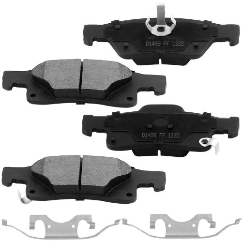 Rear ceramic brake pads for dodge durango grand cherokee with hardware l18nj