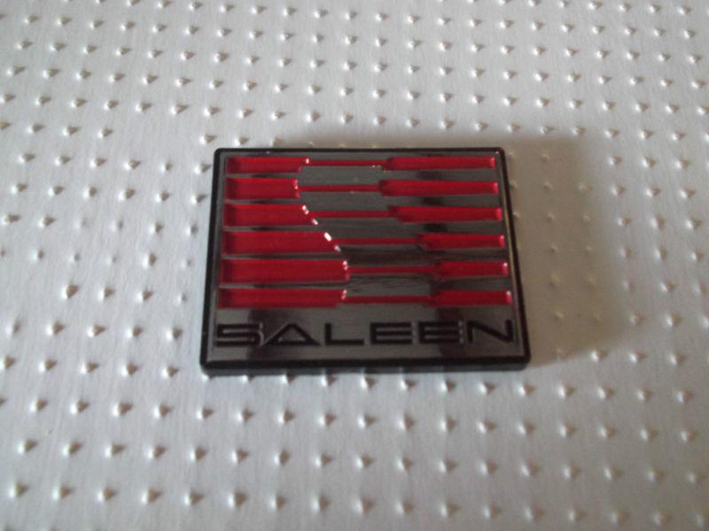 Saleen s281 rare  badge oem new look !!!