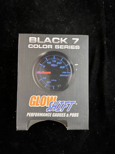 52mm black 7 color air ride suspension air bag pressure psi electronic gauge