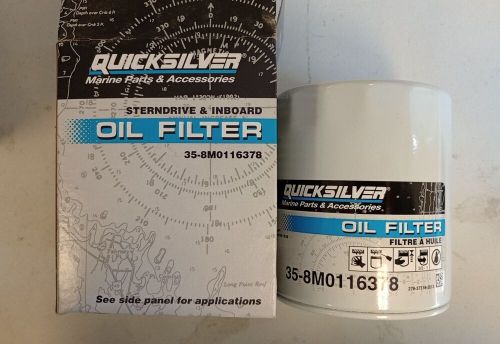 New quicksilver 35-8m0116378 oil filter b5