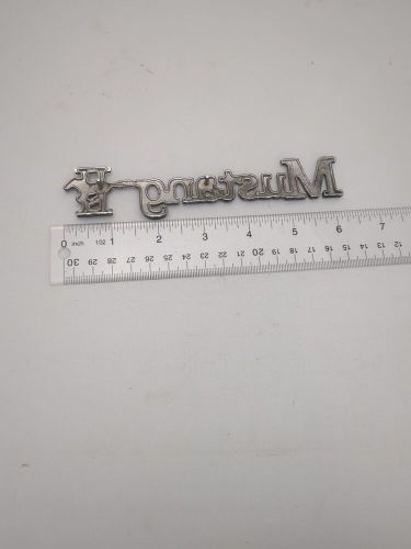 1974 - 1978 ford mustang ii script emblem badge chrome trim logo d5zb 6042550aa