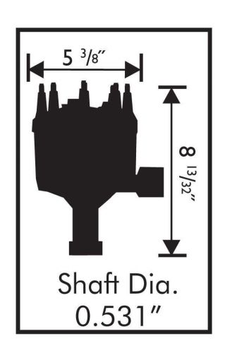 Msd 8455 distributor, ford 5.0l mustang, 1994-95, no module