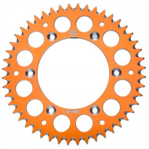 Primary drive rear aluminum sprocket 52 tooth orange 990.52orange for atv/utv