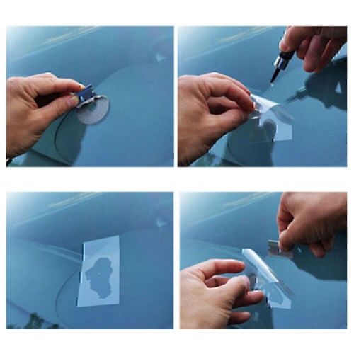 Car windshield repair tool kit fix car wind glass windscreen for chip crack pow*