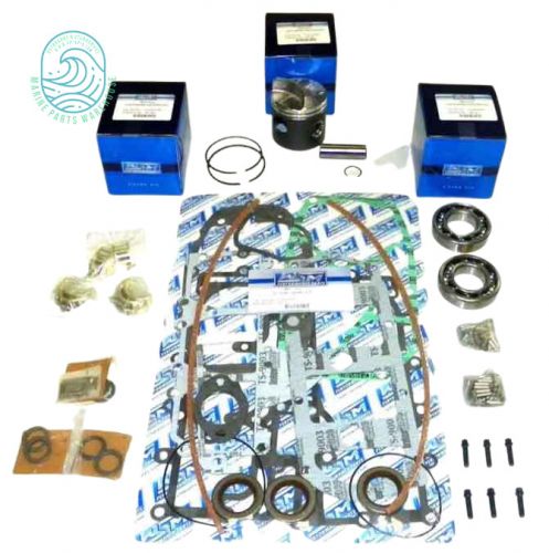 New mercury &amp; mariner 1984-1990 50-60 hp 3-cyl outboard powerhead rebuild kit