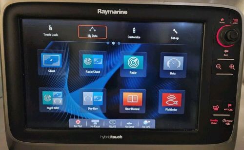 Raymarine e125 12.1&#034; hybrid touch model e70023 12v/24v w/ sun cover