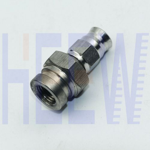 An3 3-an to m10x1.0 concave straight hose female locator fitting stainless steel