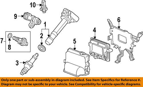 Honda oem 30520-rn0-a01 ignition coil/direct ignition coil