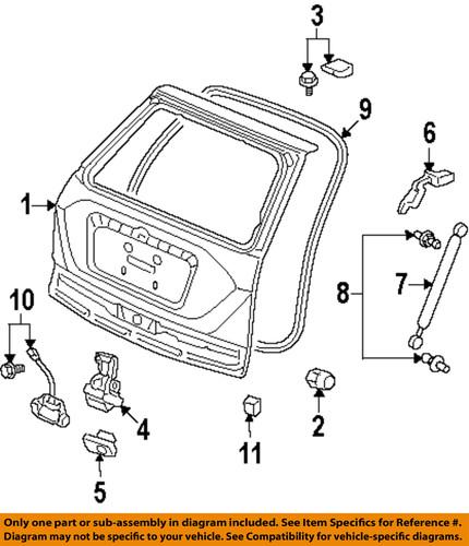 Honda oem 74810swaa01 lift gate-handle, outside