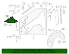 Genuine mazda air deflector bcjh-56-14y