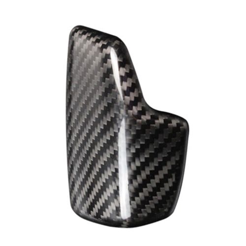 Carbon fiber gear shift knob cover sticker trim audi a4 b9 a5 q7 2017 2018 rhd