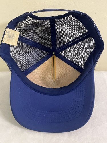 1970s ford tractor trucker blue baseball cap hat, dave&#039;s ford connellsville pa