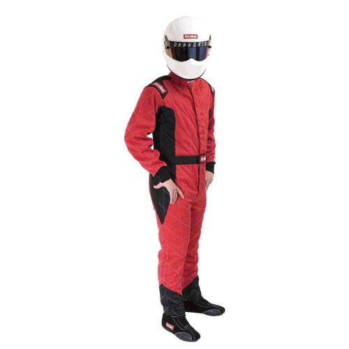 Racequip 130913 chevron-1 single layer driving suit sfi 3.2a/1 certified medium