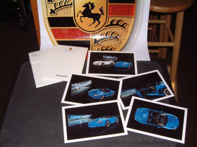 Porsche 911 speedster official/authorized postcard set (2 full sets!) new!!