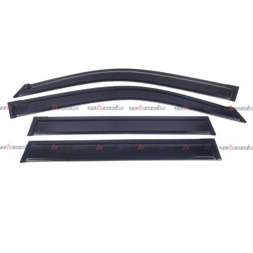 For 2010-2023 lexus gx460 black out-channel window visor rain guards deflector