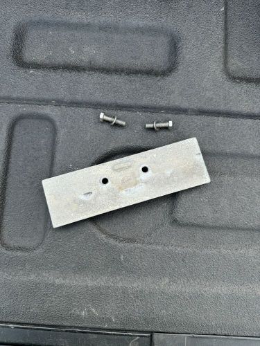 Mercury marine trim assembly anode w/mounting bolts - 8m0057772 - *used*