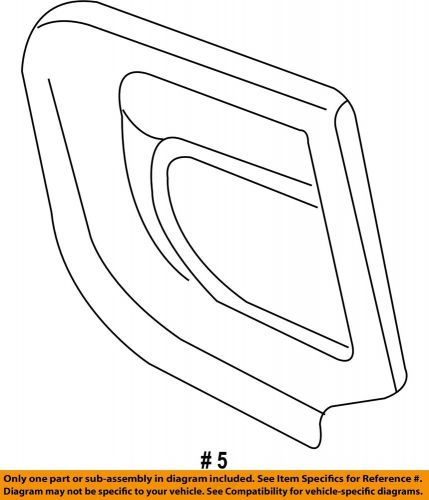 Ford oem 95-11 ranger front door-finish panel trim right f57z1023712caa