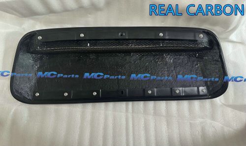 Real carbon fiber hood scoop vent cover trim for subaru wrx sti 22-24 23 jdm trd