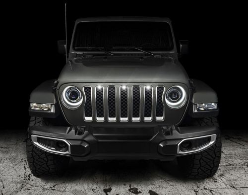 Oracle for pre-runner style led grille kit for jeep gladiator jt - white