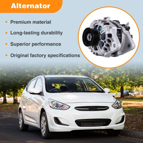 90amp alternator for hyundai accent veloster ir/if 12-volt 37300-2b300