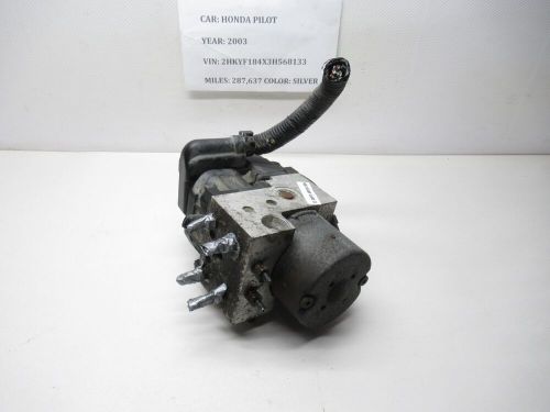 2003-2008 honda pilot pump anti lock brake system modulator 57110-s9v-a73 oem