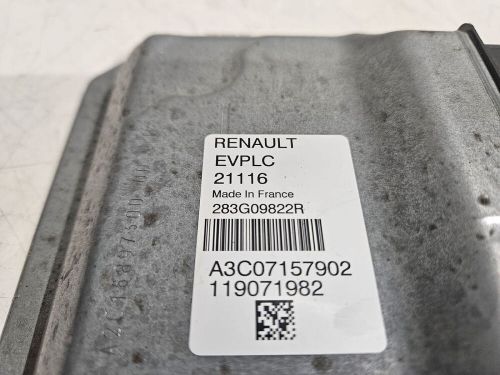 Renault zoe ev ecu (engine) 2018-2023 283g09822r