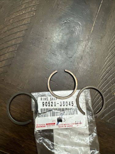 3 pcs genuine toyota 1978-2004 bearing snap ring 9052036045 oem