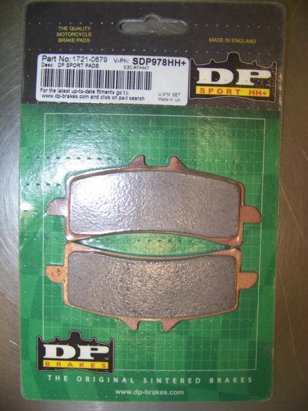 Dp sport brake pads, part number 1721-0679