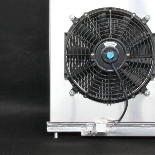 Aluminum radiator + fan shroud for nissan murano 3.5l v6 2003-2007 2578