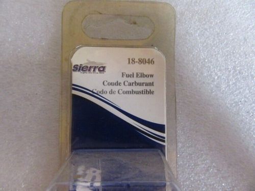 T18b genuine sierra marine 18-8046 fuel elbow 90° oem new factory boat parts