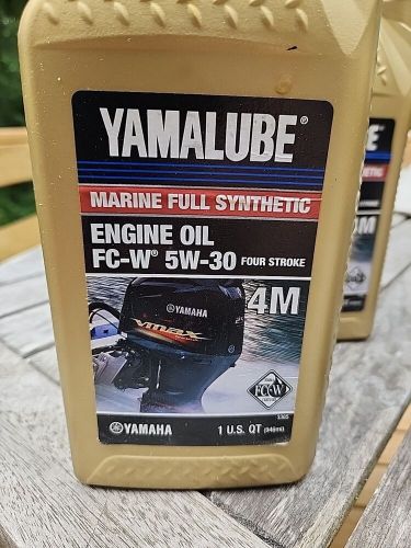 Yamaha yamalube 5w-30 full synthetic oil 4 quarts 1 gallon fc-w